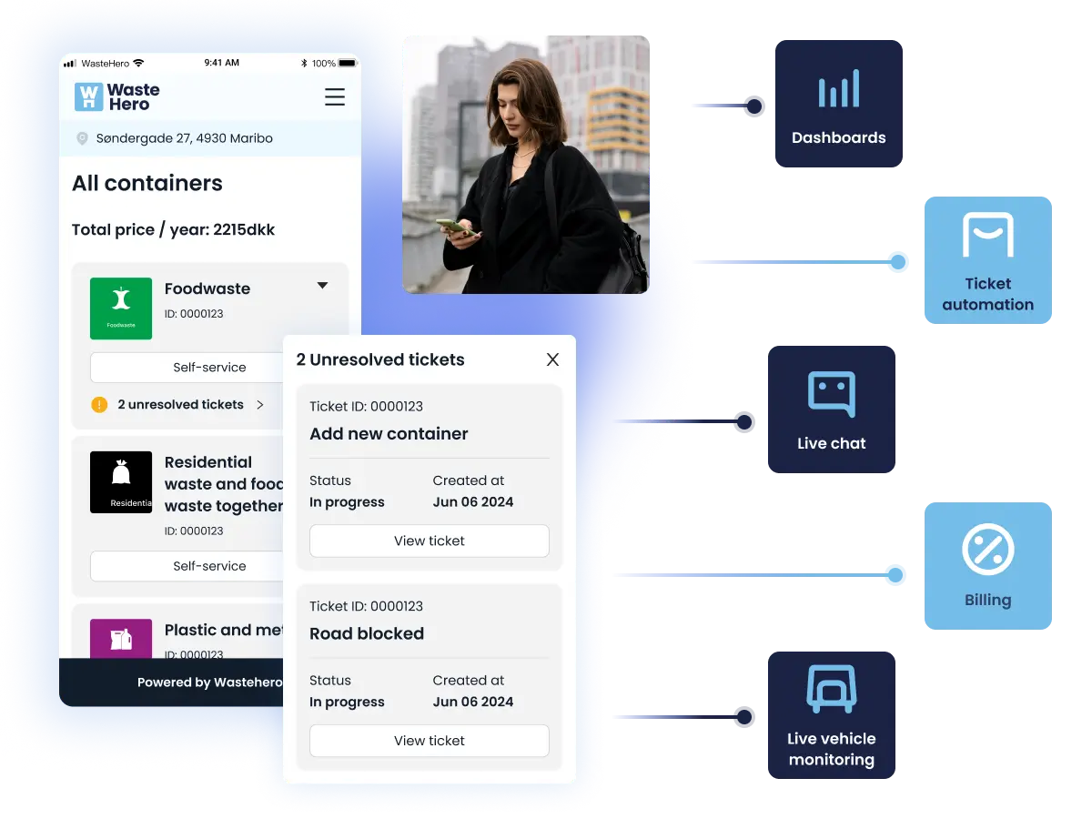 Contract overview in the customer portal