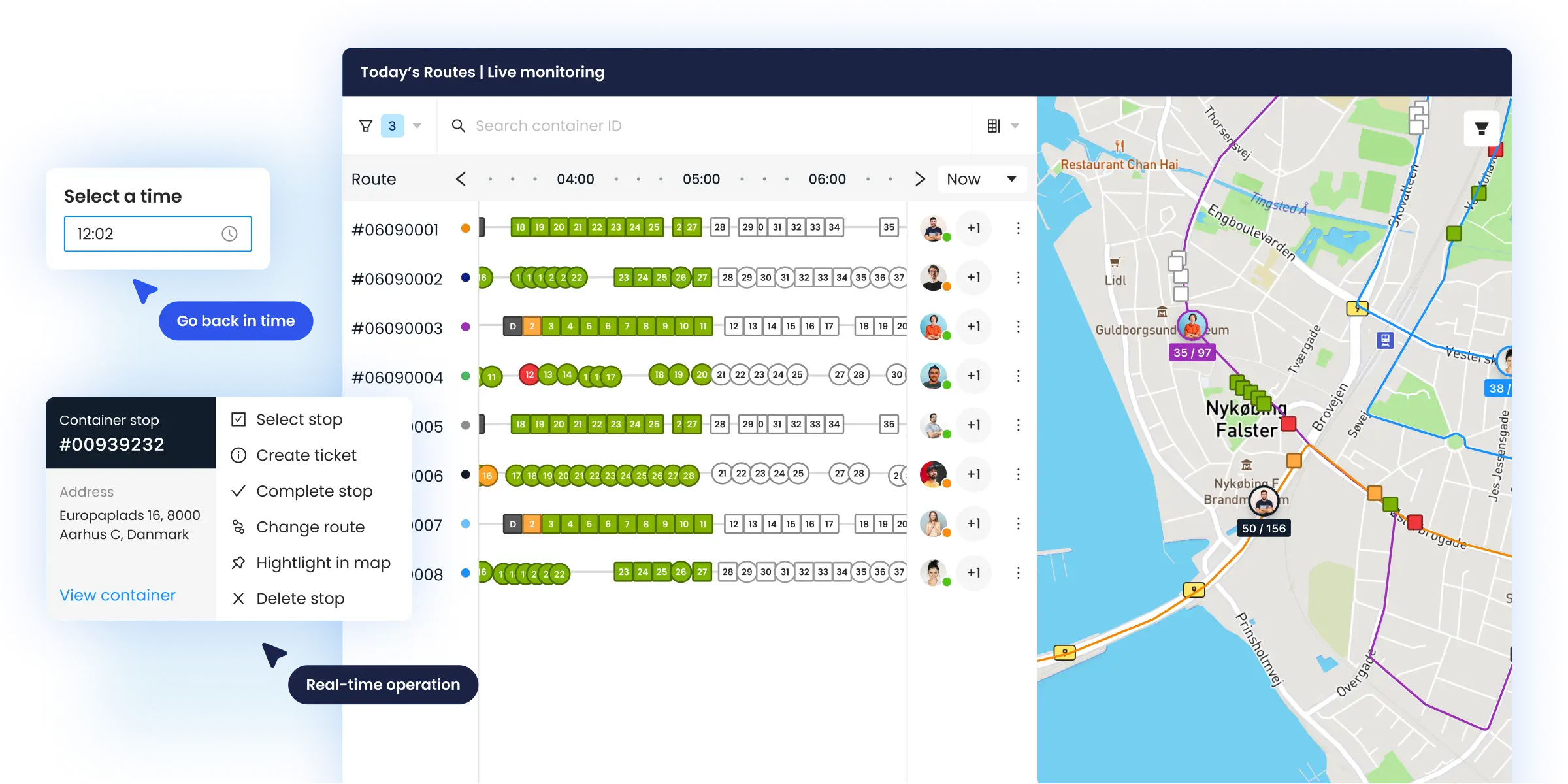 Vehicle live monitoring  - WasteHero